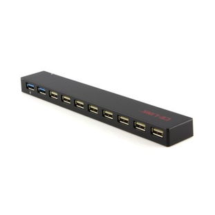 ce link 4139 USB3.0集線器 10口HUB專業(yè)版 黑色家電配件的全能擴(kuò)展解決方案
